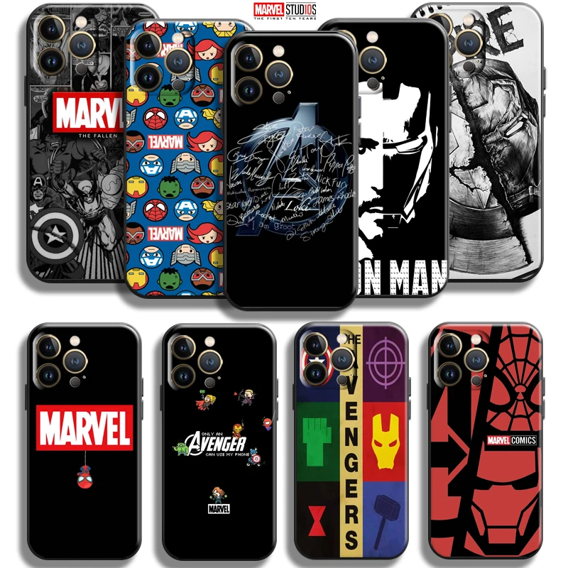 Marvel Avengers Logo For Apple iPhone 13 12 11 Pro Mini X XR XS Max SE 5 5s 6 6S 7 8 Plus Phone Case Silicone Cover Black Funda
Marvel Avengers Logo For Apple iPhone 13 12 11 Pro Mini X XR XS Max SE 5 5s 6 6S 7 8 Plus Phone Case Silicone Cover Black Funda