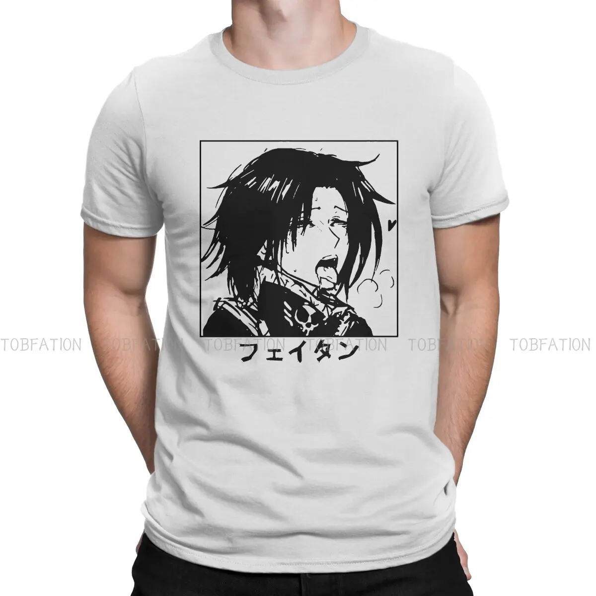 Hunter X Hunter Yoshihiro Togashi TShirt for Men Feitan Tongue Out Basic Leisure Tee T Shirt High Quality Trendy Loose 
Hunter X Hunter Yoshihiro Togashi TShirt for Men Feitan Tongue Out Basic Leisure Tee T Shirt High Quality Trendy Loose