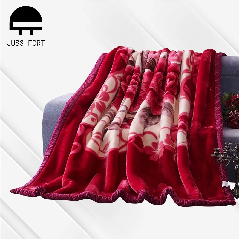 Thicken Raschel Blanket Double Layer Winter Weighted Blankets for Home Bed Warm Heavy Fluffy Soft Printed Flower Throw Blanket
Thicken Raschel Blanket Double Layer Winter Weighted Blankets for Home Bed Warm Heavy Fluffy Soft Printed Flower Throw Blanket