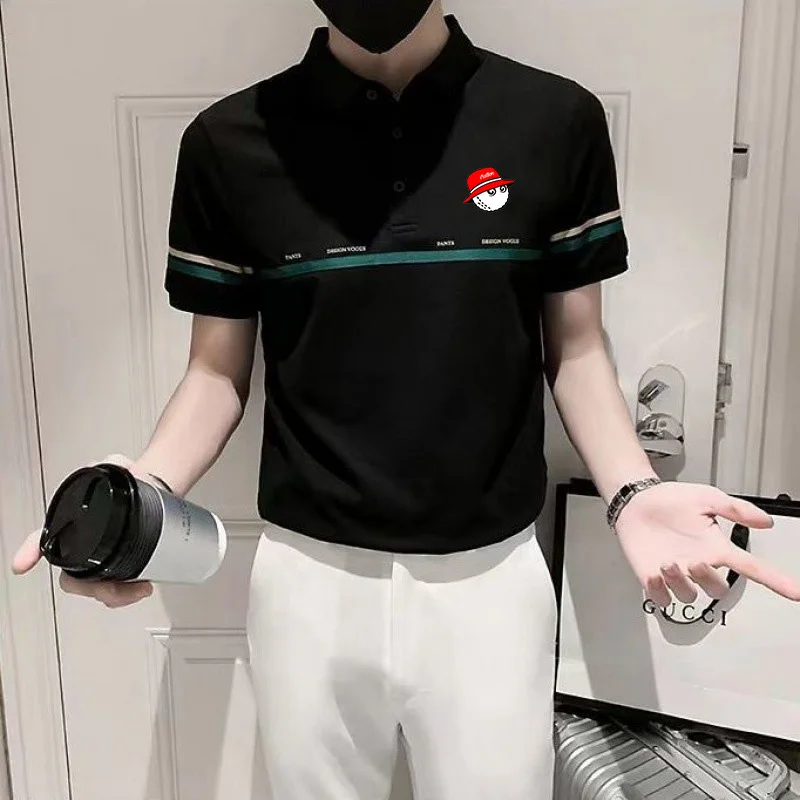 Men Golf Wear Malbon High Quality Men's Polo T-shirt Summer Comfortable Breathable Short Sleeve Golf Top
Men Golf Wear Malbon High Quality Men's Polo T-shirt Summer Comfortable Breathable Short Sleeve Golf Top