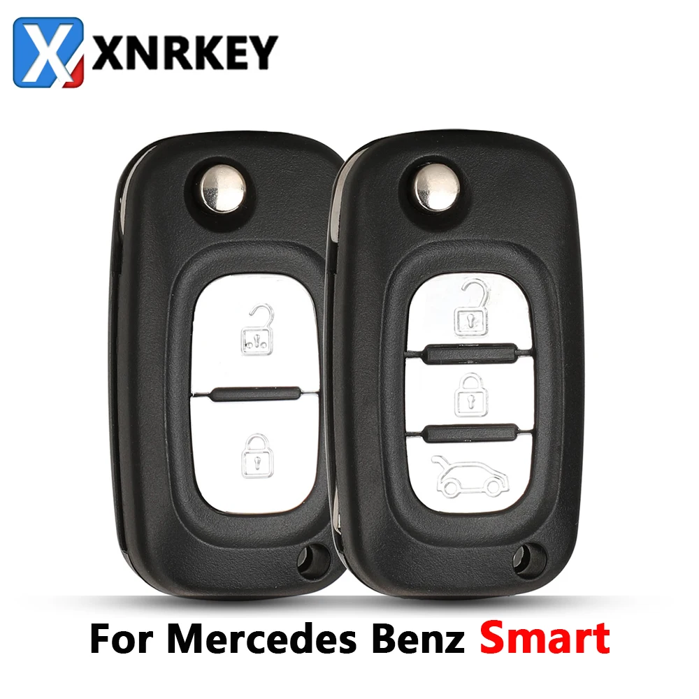 XNRKEY 2/3 Button Remote Car Key Shell Case Cover Fob for Mercedes Benz Smart Fortwo 453 Forfour 2015-2017 Folding Key Shell
XNRKEY 2/3 Button Remote Car Key Shell Case Cover Fob for Mercedes Benz Smart Fortwo 453 Forfour 2015-2017 Folding Key Shell
