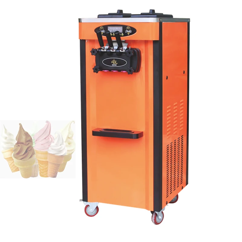 Commercial Soft Ice Cream Machine Three Flavors Vertical Yogurt Maker Stainless Steel Ice Cream Vending Machine
Commercial Soft Ice Cream Machine Three Flavors Vertical Yogurt Maker Stainless Steel Ice Cream Vending Machine