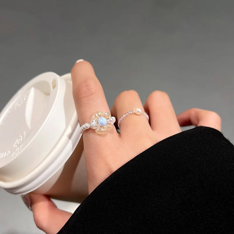 Japan and South Korea small fresh flowers elastic rope ring women's fashion ins lovely temperament acrylic ring transparent
Japan and South Korea small fresh flowers elastic rope ring women's fashion ins lovely temperament acrylic ring transparent