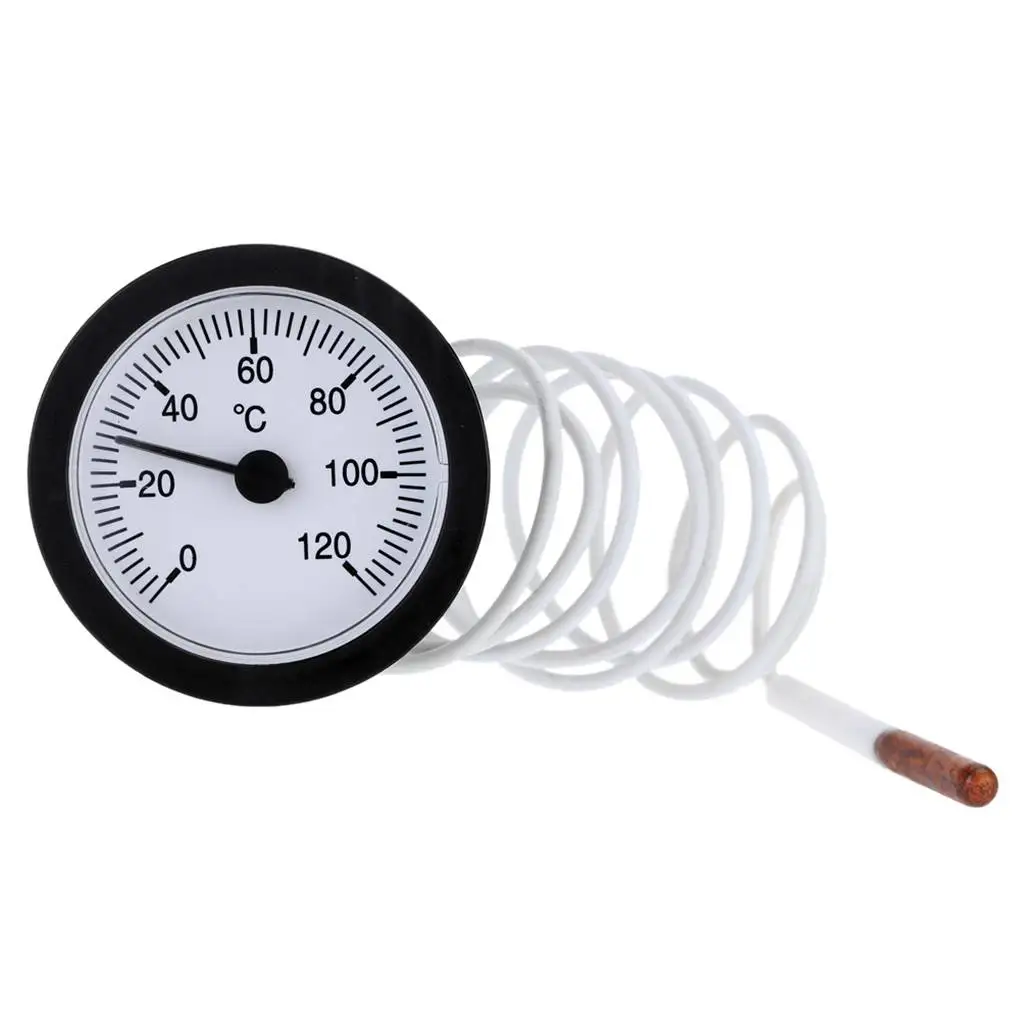 Metal Thermometer 0-120 Degree Centigrade Temperature Gauge Accurate Mechanical 52mm Pressure Monitor Water Liquid
Metal Thermometer 0-120 Degree Centigrade Temperature Gauge Accurate Mechanical 52mm Pressure Monitor Water Liquid