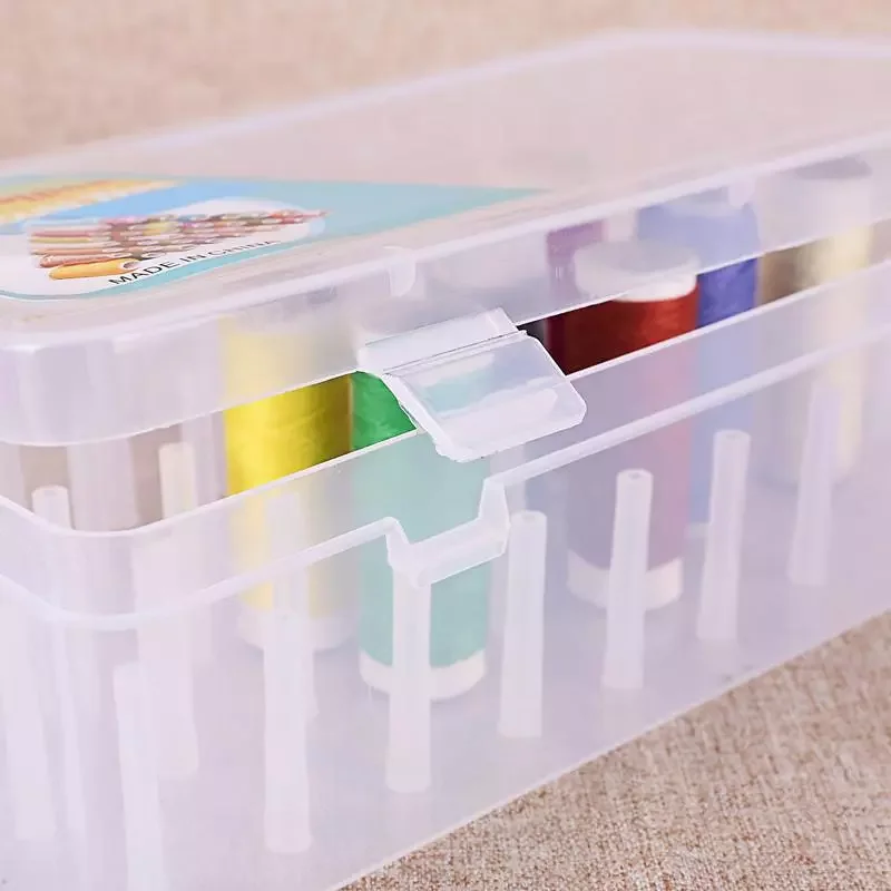 New 42 Axis Sewing Threads Storage Box Bobbin Carrying Case Container Holder Transparent Needle Wire Storage Organizer Sewing Re
New 42 Axis Sewing Threads Storage Box Bobbin Carrying Case Container Holder Transparent Needle Wire Storage Organizer Sewing Re