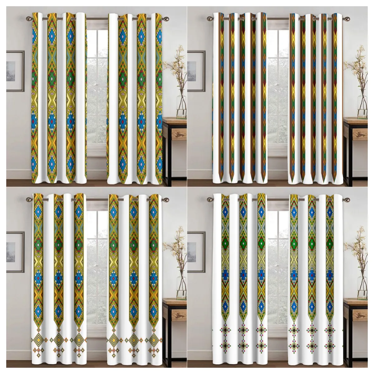 Custom Modern Ethiopian King Face Geometrical Design Living Room Bedroom Window Curtains Drapes 2 Panels Set Free Shipping
Custom Modern Ethiopian King Face Geometrical Design Living Room Bedroom Window Curtains Drapes 2 Panels Set Free Shipping