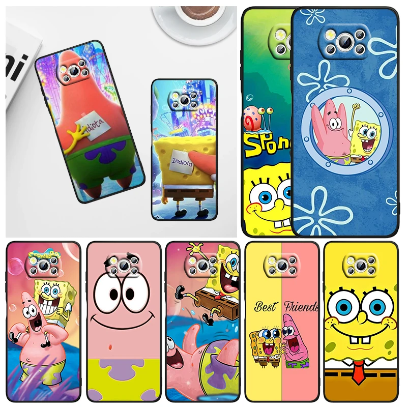 Cartoon Spongebob Patrick Star Phone Case For Xiaomi Mi Poco X4 X3 NFC F4 F3 GT M5 M5s M4 M3 Pro C40 C3 5G Funda TPU Black Cover
Cartoon Spongebob Patrick Star Phone Case For Xiaomi Mi Poco X4 X3 NFC F4 F3 GT M5 M5s M4 M3 Pro C40 C3 5G Funda TPU Black Cover