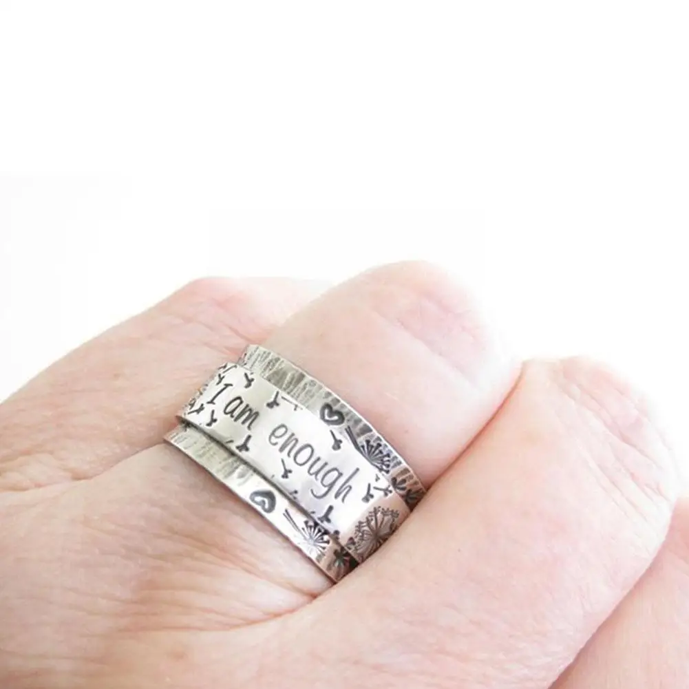 I Am Enough Inspirational Rings For Women Broadband Meditation Dandelion Flower Ring Anniversary Sister S Gift I5z0
I Am Enough Inspirational Rings For Women Broadband Meditation Dandelion Flower Ring Anniversary Sister S Gift I5z0
