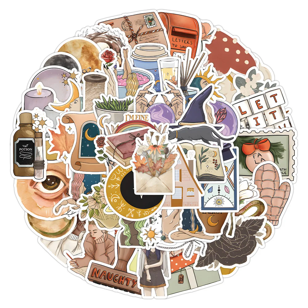 10/50Pcs Vintage Art Flower Graffiti Sticker Waterproof Luggage Phone Case Notebook Water Cup Laptop Refrigerator Stickers
10/50Pcs Vintage Art Flower Graffiti Sticker Waterproof Luggage Phone Case Notebook Water Cup Laptop Refrigerator Stickers