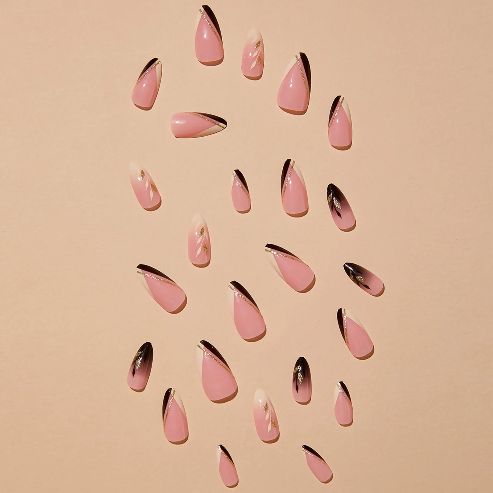 Накладные ногти с градиентом черного миндаля, многоразовые привлекательные нажимные ногти для профессионального салона
Накладные ногти с градиентом черного миндаля, многоразовые привлекательные нажимные ногти для профессионального салона