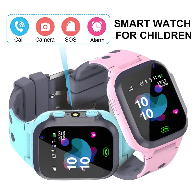 

S1 Smart Watch for Children Kids SOS Tracker Location Phone Watch Waterproof Sports Digital Electronic Wristwatch montre enfant