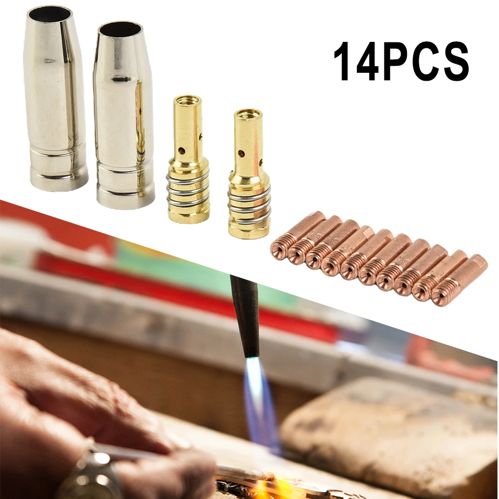 14 Pcs 15AK Welding Torch Consumables 0.6-1.2mm MIG Torch Gas Nozzle Tip Holder Tig Welding 15AK MIG MAG Consumables
14 Pcs 15AK Welding Torch Consumables 0.6-1.2mm MIG Torch Gas Nozzle Tip Holder Tig Welding 15AK MIG MAG Consumables