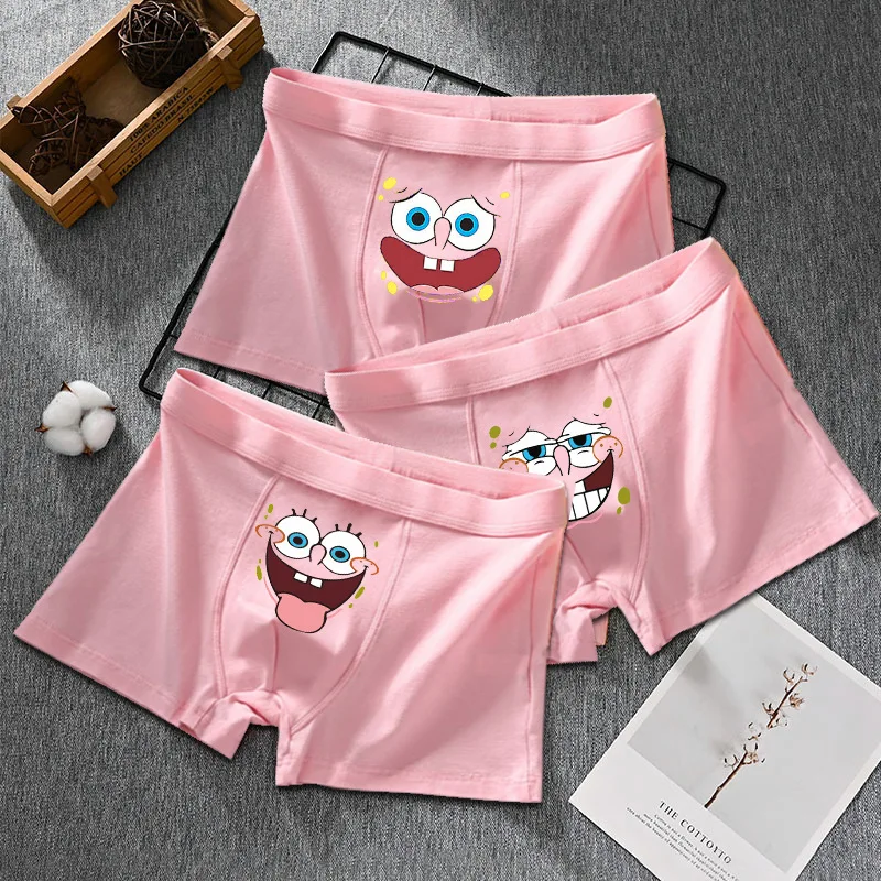 SpongeBob SquarePants Cotton Underpants Pink Anime Boxer Breathable Comfortable Boxer Shorts Boys Cartoon Gift Boxer Shorts
SpongeBob SquarePants Cotton Underpants Pink Anime Boxer Breathable Comfortable Boxer Shorts Boys Cartoon Gift Boxer Shorts