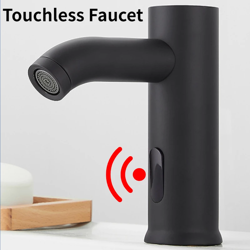 Black Smart Sensor Faucet Kitchen Sink Mixer Tap Touchless Vanity Faucet Bathroom Vanity Auto Faucet Kitchen Infrared Tap Spigot
Black Smart Sensor Faucet Kitchen Sink Mixer Tap Touchless Vanity Faucet Bathroom Vanity Auto Faucet Kitchen Infrared Tap Spigot