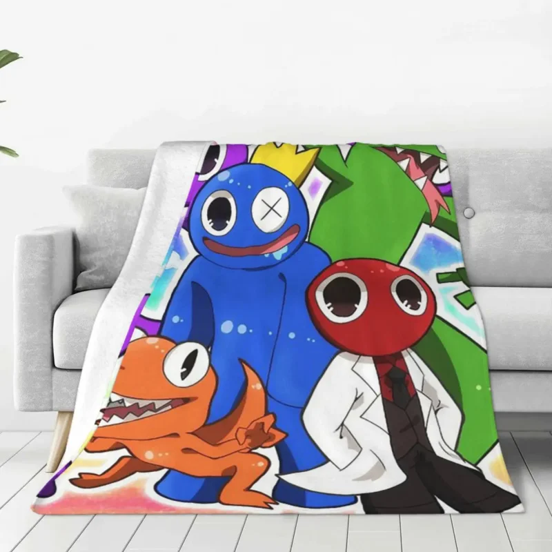 Rainbow Friends Game Velvet Autumn/Winter Kawaii Blue Monster Ultra-Soft Throw Blanket For Home Travel Plush Thin Quilt
Rainbow Friends Game Velvet Autumn/Winter Kawaii Blue Monster Ultra-Soft Throw Blanket For Home Travel Plush Thin Quilt