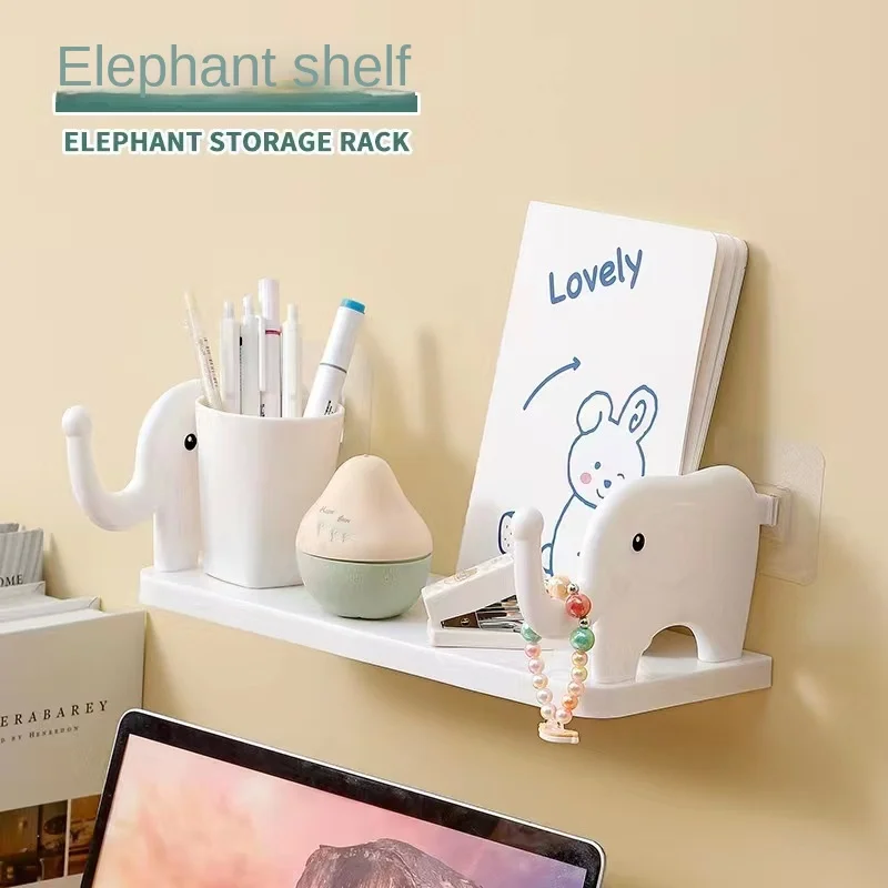 Elephant Storage Rack, Non Perforated Wall Mounted Bathroom Storage Rack, Adhesive Kitchen Creative Small Elephant Storage Rack
Elephant Storage Rack, Non Perforated Wall Mounted Bathroom Storage Rack, Adhesive Kitchen Creative Small Elephant Storage Rack