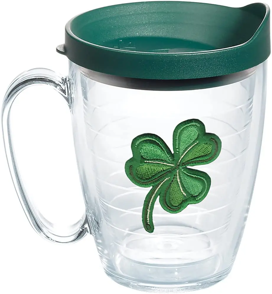 Shamrock thermal cup made in USA with double wall keeps drinks cold and hot, mug 473, transparent
Shamrock thermal cup made in USA with double wall keeps drinks cold and hot, mug 473, transparent