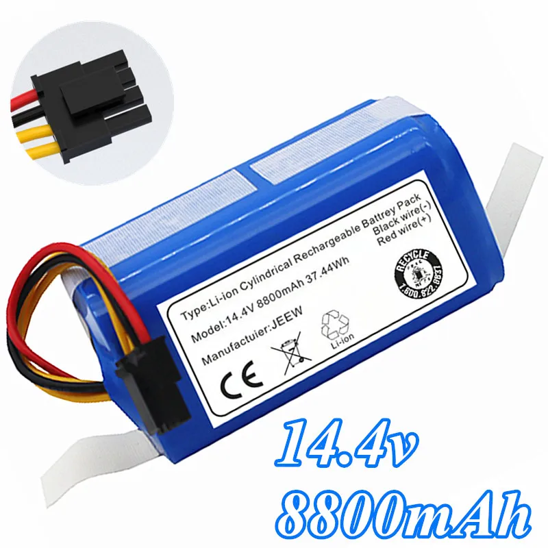 100% New 14,4v 12800mAh Li-Ion Batterie für Cecotec Conga 1290 1390 1490 1590 Staubsauger Genio deluxe 370 gutrend echo 520
100% New 14,4v 12800mAh Li-Ion Batterie für Cecotec Conga 1290 1390 1490 1590 Staubsauger Genio deluxe 370 gutrend echo 520
