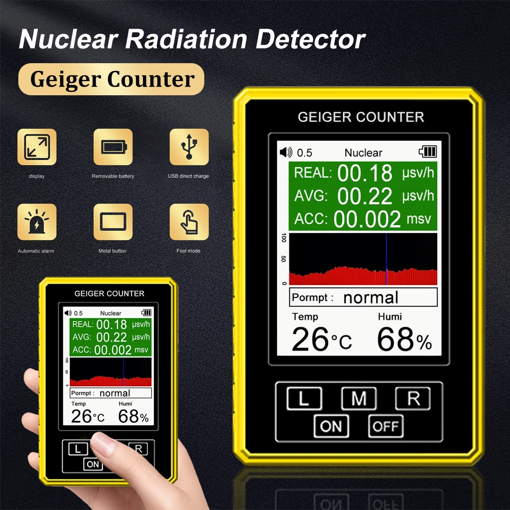 1PCS BR-9C XR-3 PRO Handheld Electromagnetic Radiation Nuclear Detector EMF Geiger Counter High Precision Radiation Tester
1PCS BR-9C XR-3 PRO Handheld Electromagnetic Radiation Nuclear Detector EMF Geiger Counter High Precision Radiation Tester