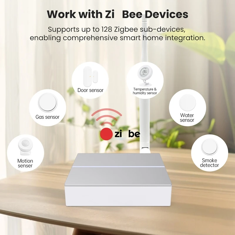 Умный проводной хаб Tuya Zigbee 3.0 с антенной
Умный проводной хаб Tuya Zigbee 3.0 с антенной