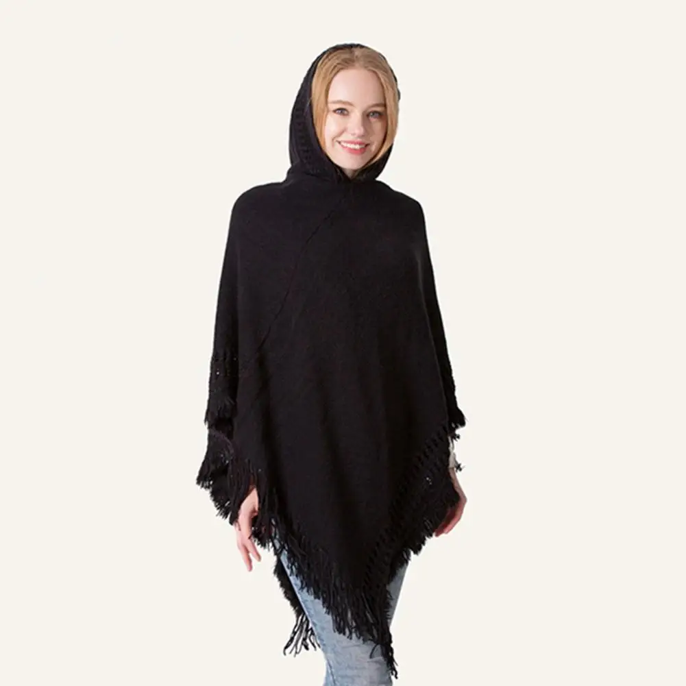 Fall Poncho Beautiful Bohemia Fringed Lady Cloak Loose Thermal Women Autumn Cloak
Fall Poncho Beautiful Bohemia Fringed Lady Cloak Loose Thermal Women Autumn Cloak