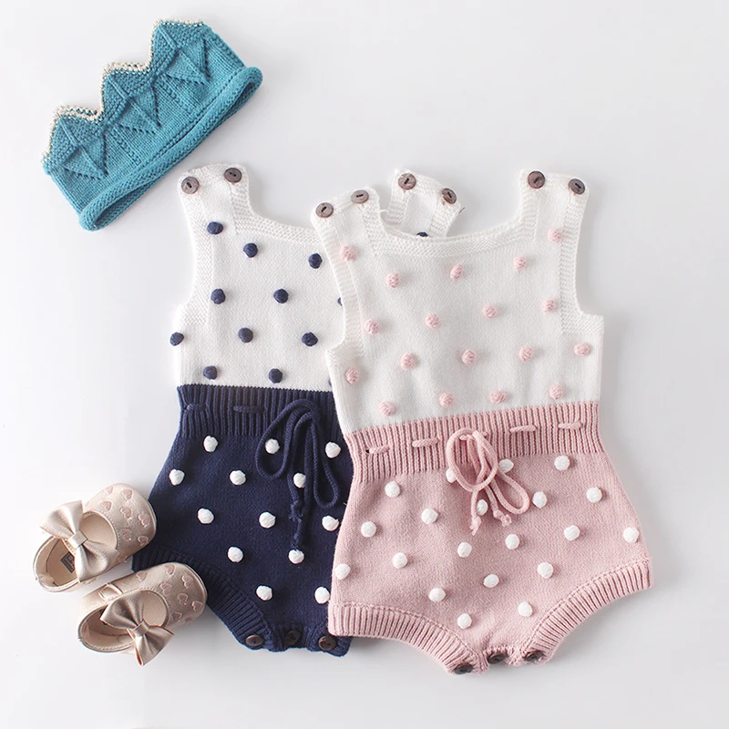 0-24M Baby Girl Knit Pompoms Romper Sleeveless Baby Girl Knit Wool Clothes Handmade Cotton Soft Baby Jumpsuit Outfit
0-24M Baby Girl Knit Pompoms Romper Sleeveless Baby Girl Knit Wool Clothes Handmade Cotton Soft Baby Jumpsuit Outfit