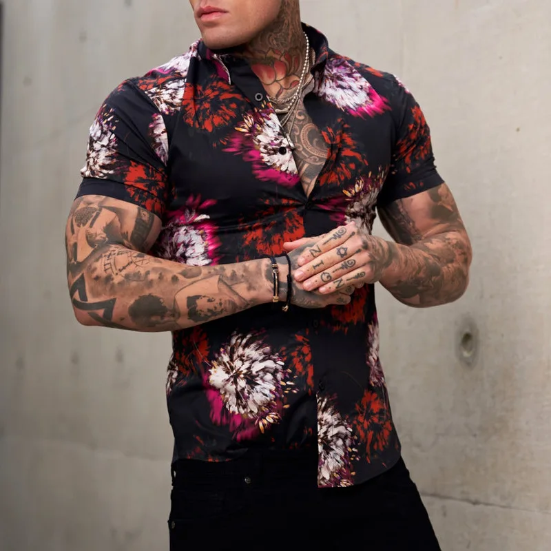 2022 Summer New Men Clothing European American Retro Trend Shirt Casual Fashion Printed Cardigan Men's Short Sleeve Shir
2022 Summer New Men Clothing European American Retro Trend Shirt Casual Fashion Printed Cardigan Men's Short Sleeve Shir