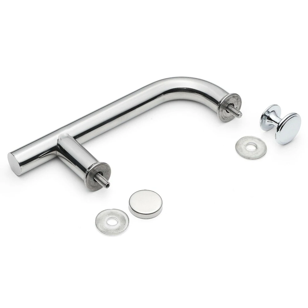 Shower Door Handle Bar F-type 304 Stainless Steel Bathroom Push-pull Glass Door Handle With 145mm Hole Distance 
Shower Door Handle Bar F-type 304 Stainless Steel Bathroom Push-pull Glass Door Handle With 145mm Hole Distance