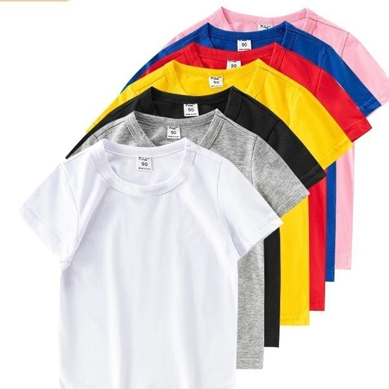 Children'S T-Shirt Solid Cotton Summer Thin Top Boys And Girls Sports Short Sleeve Children'S Wear 2-9 Years Old 2023 New
Children'S T-Shirt Solid Cotton Summer Thin Top Boys And Girls Sports Short Sleeve Children'S Wear 2-9 Years Old 2023 New