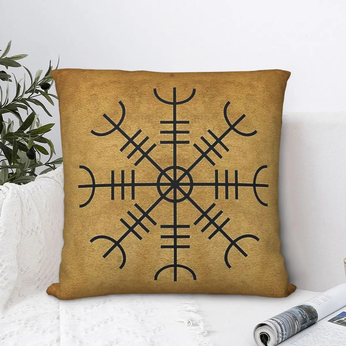 Aegishjalmur Polyester Cushion Cover Vikings Sofa Car Decorative Kawaii Throw Pillowcase
Aegishjalmur Polyester Cushion Cover Vikings Sofa Car Decorative Kawaii Throw Pillowcase