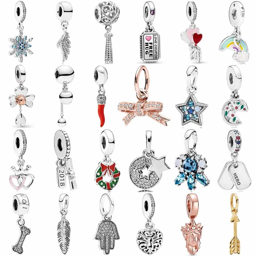 pandora Snowflake Luck Crown Corno Passion Pizza Heart Balloons Pendant Bead 925 Sterling Silver Charm Fit Bracelet DIY Jewelry
pandora Snowflake Luck Crown Corno Passion Pizza Heart Balloons Pendant Bead 925 Sterling Silver Charm Fit Bracelet DIY Jewelry