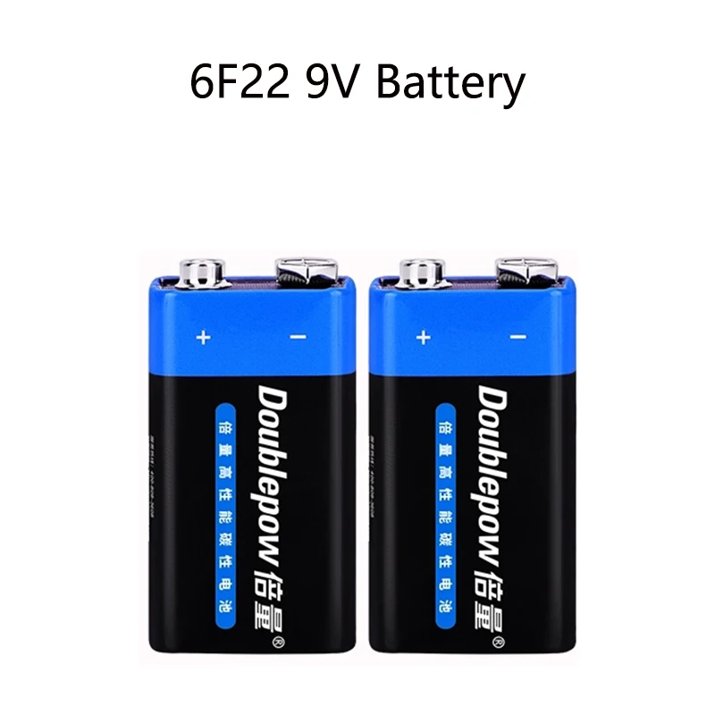 2PCS 6F22 9V Battery Dry Batteries for Multimeter Microphone Disposable Battery 6F22 Battery
2PCS 6F22 9V Battery Dry Batteries for Multimeter Microphone Disposable Battery 6F22 Battery