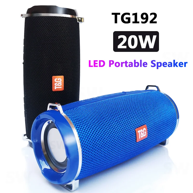 TG192 Wireless Bluetooth Speaker Subwoofer Waterproof Audio Small War Drum Card Bluetooth Speaker
TG192 Wireless Bluetooth Speaker Subwoofer Waterproof Audio Small War Drum Card Bluetooth Speaker
