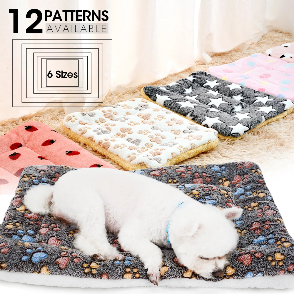Dog Bed Mat Paw Footprint Washable Pet Bed Blanket Soft Fleece Warm Sleeping Cats Cushion Couch For Dogs Cat Pet Accessories
Dog Bed Mat Paw Footprint Washable Pet Bed Blanket Soft Fleece Warm Sleeping Cats Cushion Couch For Dogs Cat Pet Accessories