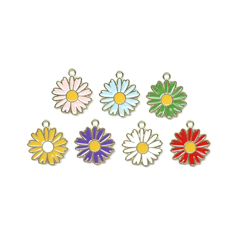 10 Pcs Yellow White Daisy Flower Charms Zinc Alloy For Bracelet Earring Necklace Pendant Alloy Jewelry Making Findings Accessory
10 Pcs Yellow White Daisy Flower Charms Zinc Alloy For Bracelet Earring Necklace Pendant Alloy Jewelry Making Findings Accessory