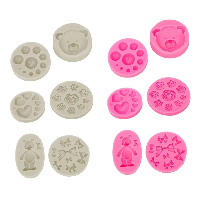 Bear Heart Bowknot Fondant Mold Biscuits Mold DIY Cartoon Press Baking Mold Birthday Cookie Tools Cake Decorating Tools
Bear Heart Bowknot Fondant Mold Biscuits Mold DIY Cartoon Press Baking Mold Birthday Cookie Tools Cake Decorating Tools