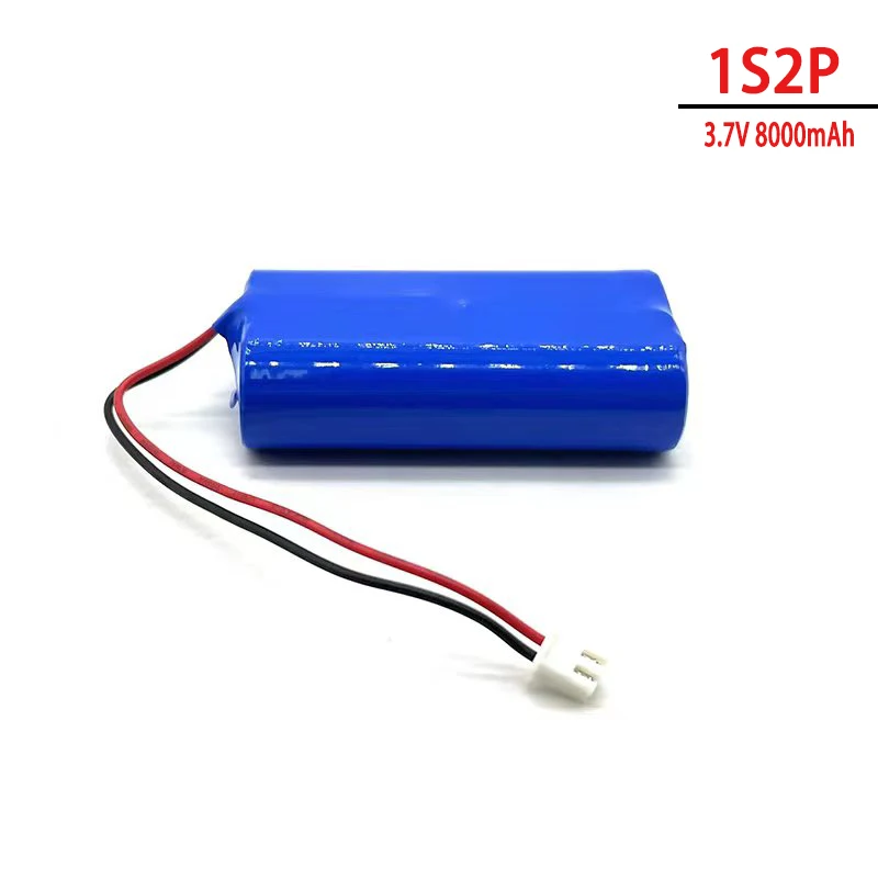 Batería de litio recargable de 3,7 V, 8A, 18650, 1S2P, 8000mAh, megáfono, Placa de protección de altavoz + enchufe de XH-2P
Batería de litio recargable de 3,7 V, 8A, 18650, 1S2P, 8000mAh, megáfono, Placa de protección de altavoz + enchufe de XH-2P