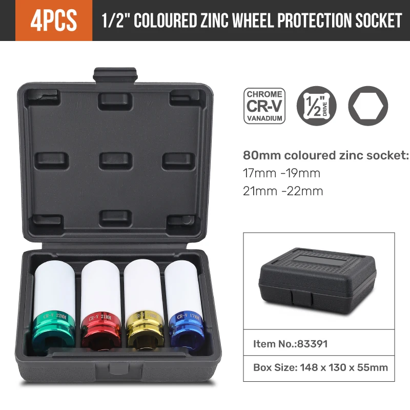 Набор торцевых головок Hi-Spec 1/2 дюйма
Набор торцевых головок Hi-Spec 1/2 дюйма