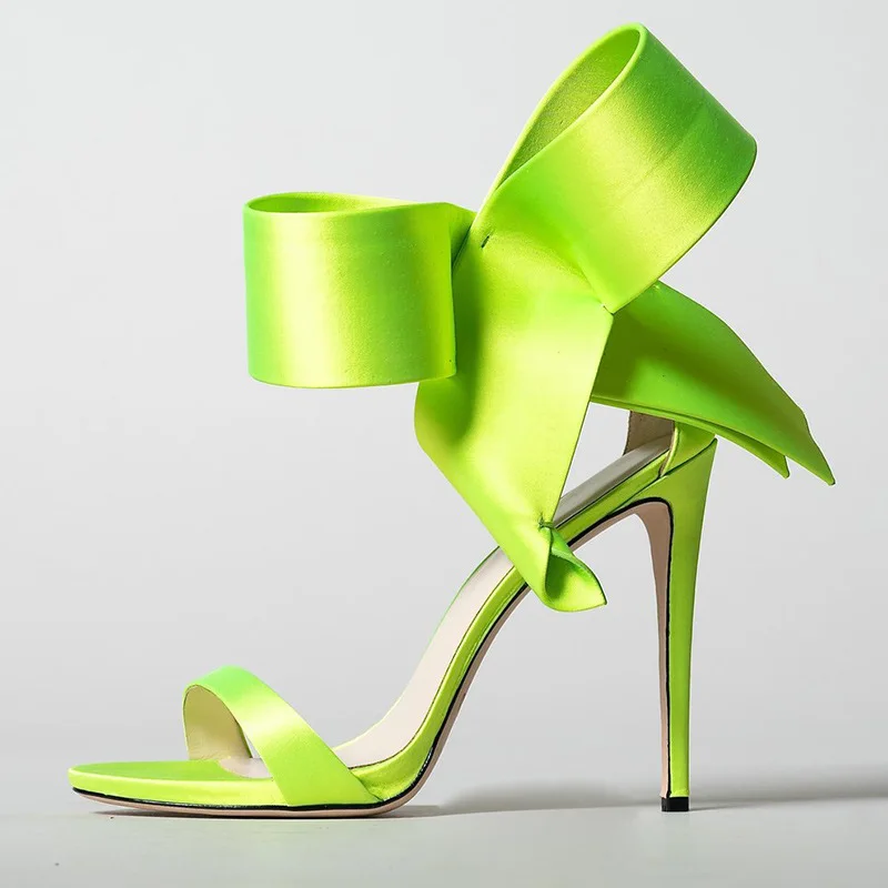 New Summer Round Head Open Toe Super Big Butterfly-Knot Colouful Women's Thin High Heels Sandals Leather Rubber Banquet Shoes
New Summer Round Head Open Toe Super Big Butterfly-Knot Colouful Women's Thin High Heels Sandals Leather Rubber Banquet Shoes