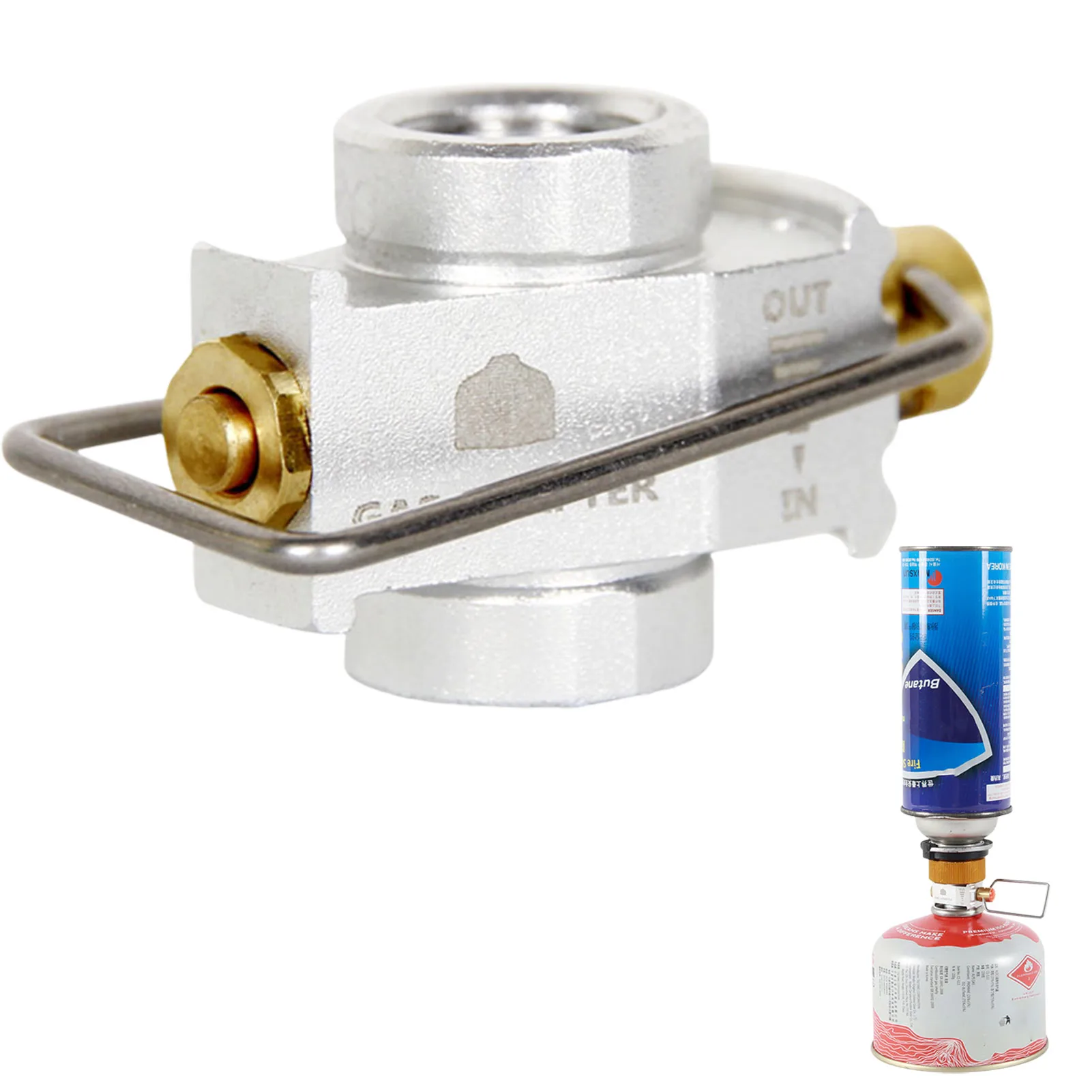 Valve Converter For Camping Gold / Silver Saver Gold / Silver Canister Refill Adapters For Outdoor Camping Hiking
Valve Converter For Camping Gold / Silver Saver Gold / Silver Canister Refill Adapters For Outdoor Camping Hiking