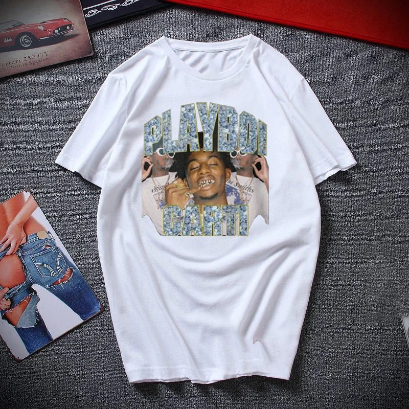Summer New Oversized Hip Hop T shirt Playboi Carti T-shirt Men Women Fashion Tshirt Rapper Rock Camiseta Print Unisex Tops Tees
Summer New Oversized Hip Hop T shirt Playboi Carti T-shirt Men Women Fashion Tshirt Rapper Rock Camiseta Print Unisex Tops Tees