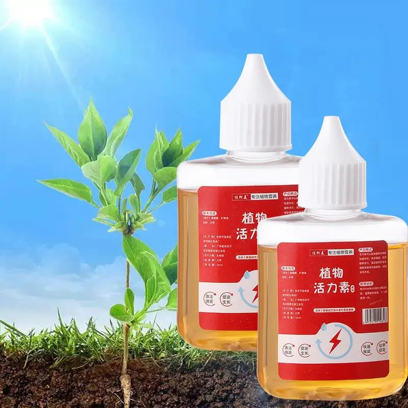 

50ml Plant Growth Enhancer Supplement Fast Rooting Plant Nutrient Solution Fertilizer For Garden Hydroponic Potted Flower Bonsai