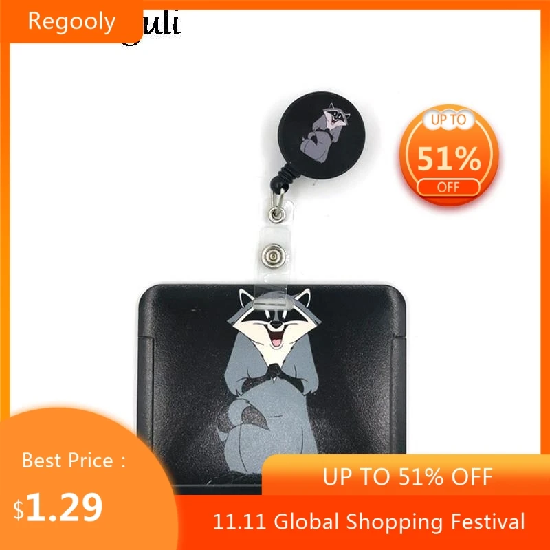 Animal Raccoon Bears Cartoon Cute Credit Card Holder Lanyard Women Men Kid Badge Reel ID Name Bus Clips Card Badge Holder
Animal Raccoon Bears Cartoon Cute Credit Card Holder Lanyard Women Men Kid Badge Reel ID Name Bus Clips Card Badge Holder