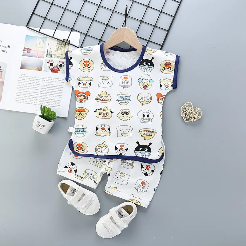 Brand Summer Clothing For Baby Boys Girls Pure Cotton Cartoon Character Clothes 2 Piece Suits Baby Clothes Sets Outfits
Brand Summer Clothing For Baby Boys Girls Pure Cotton Cartoon Character Clothes 2 Piece Suits Baby Clothes Sets Outfits