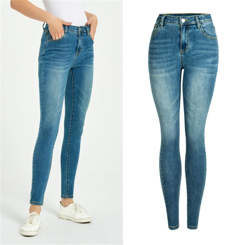 2022 Women's New European and American Spring Dress Slim Slim High Slim Denim Pencil Pants Blue High Waist Leggings Pants
2022 Women's New European and American Spring Dress Slim Slim High Slim Denim Pencil Pants Blue High Waist Leggings Pants