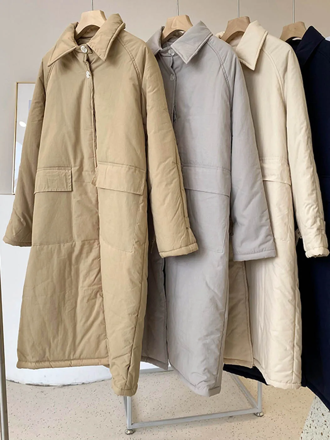 2022 Winter Autumn Women Long Warm Coat Single Breasted Turndown Color Casual Cotton Jacket Retro Kahaki Heavy Jackets Female
2022 Winter Autumn Women Long Warm Coat Single Breasted Turndown Color Casual Cotton Jacket Retro Kahaki Heavy Jackets Female