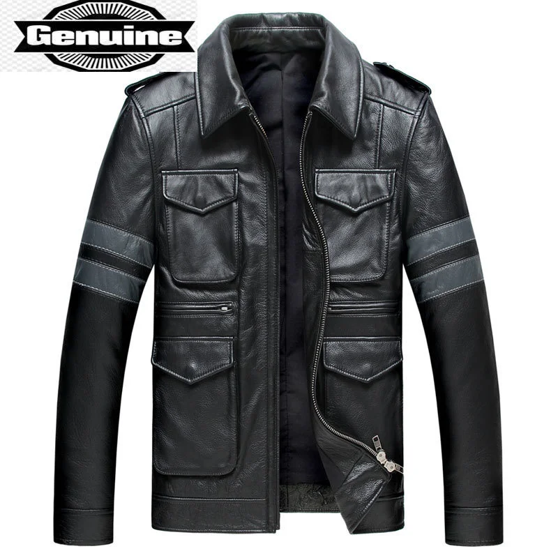 jacket 202 men's genuine leather autumn 100% cowhide leather coat motorcycle men clothing casacas para hombre LXR330
jacket 202 men's genuine leather autumn 100% cowhide leather coat motorcycle men clothing casacas para hombre LXR330
