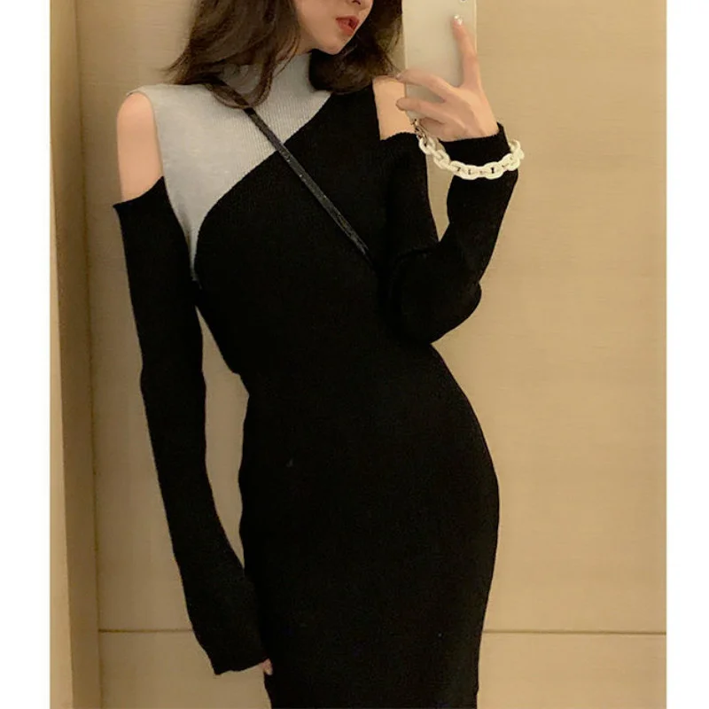 Kio Casual Knitted Dress Women Elegant Patchwork Solid Sexy Slim Midi Dress Female Office Ladies Casual Chic Korean Dress Women
Kio Casual Knitted Dress Women Elegant Patchwork Solid Sexy Slim Midi Dress Female Office Ladies Casual Chic Korean Dress Women