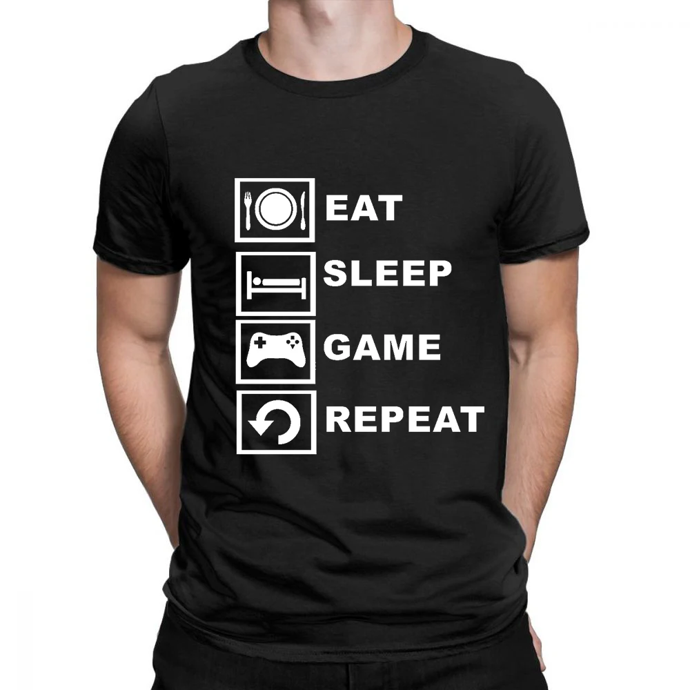 Eat Sleep Game T-Shirt Men O Neck cool summer T Shirts Short Sleeve Tees fashion Tops
Eat Sleep Game T-Shirt Men O Neck cool summer T Shirts Short Sleeve Tees fashion Tops
