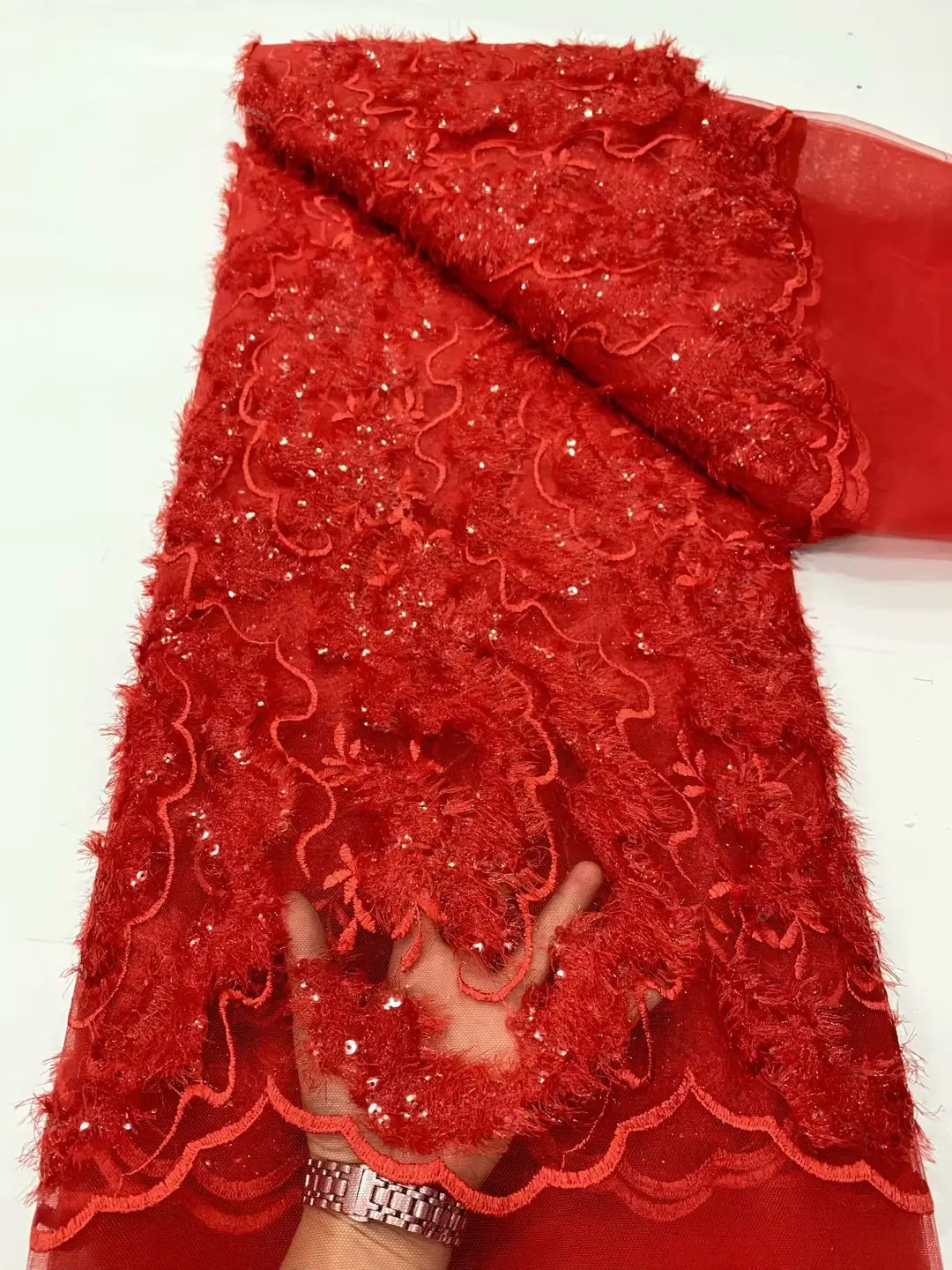 Fashion Elegant Red Turtle AsoEbi African 5 Yards Party Dress Material French Tulle Fabric Lace 2023 T0415
Fashion Elegant Red Turtle AsoEbi African 5 Yards Party Dress Material French Tulle Fabric Lace 2023 T0415
